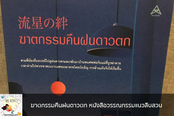 ฆาตกรรมคืนฝนดาวตก หนังสือวรรณกรรมแนวสืบสวน นวนิยายออนไลน์ แนะนำหนังสือหน้าอ่าน อ่านนิยายออนไลน์ นวนิยายวัยรุ่น หนังสือดีน่าสนใจ นิยายในตำนาน